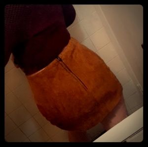 Pig Skin Leather Skirt Forever 21